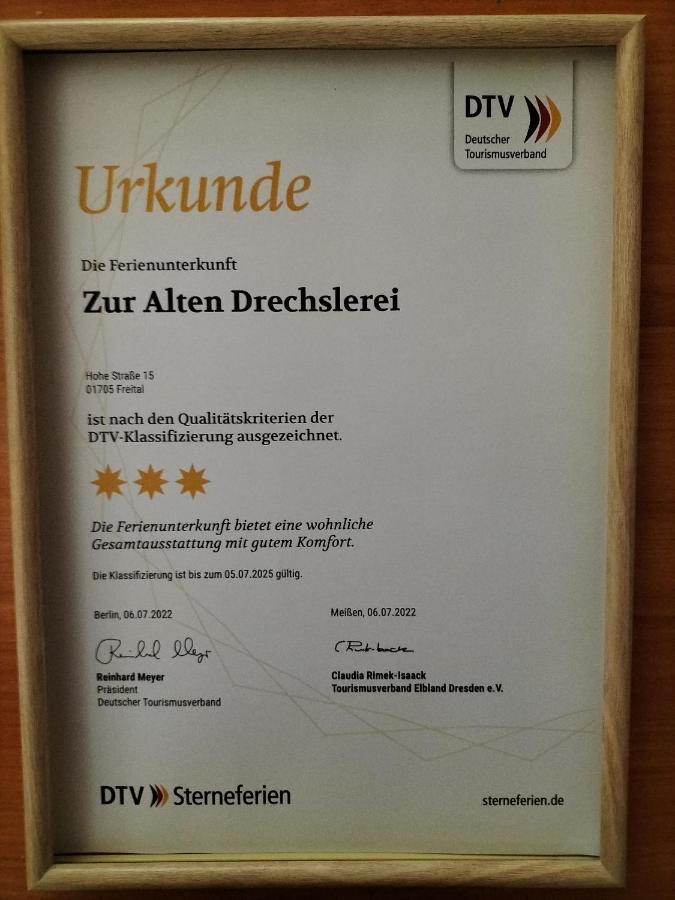 Fewo Zur Alten Drechslerei Freital Exterior foto